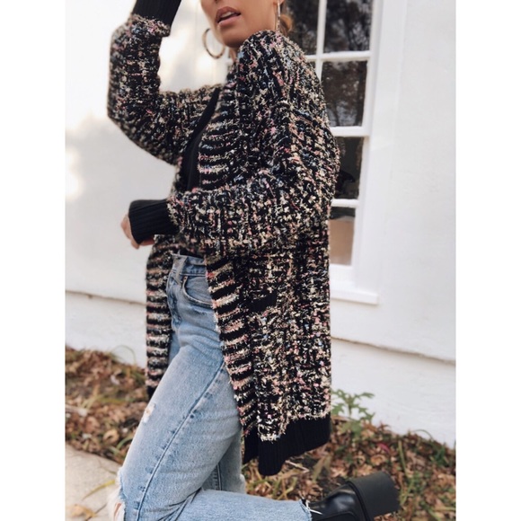 Sweaters - Last 1✨Pocketed Bouclé Chunky Knit Cardigan